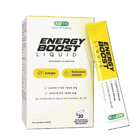 Complex aminoacizi cu vitamina B6 si B12 Energy Boost