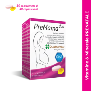 Complex de multivitamine PreMama Duo