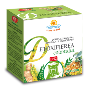 Complex natural din plante medicinale Detoxifierea colonului