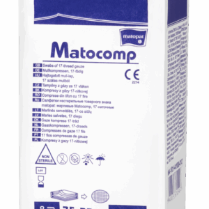 Comprese nesterile tifon 8 straturi 17 fire 7.5x7.5cm