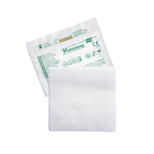 Comprese sterile tifon blister 8 straturi 17 fire 5x7.5cm