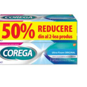 Corega Ultra Fixare Original Crema adeziva proteza dentara Pachet 40g+40g