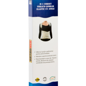 Corset toraco-lombar elastic cu atele Marimea M