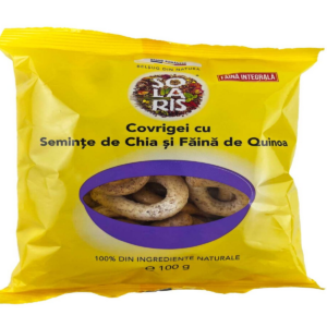 Covrigei din faina integrala cu seminte de chia si faina de quinoa