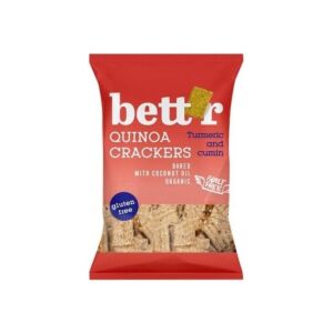 Crackers cu quinoa si turmeric fara gluten Bio