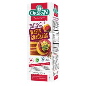 Crackers cu sfecla si turmeric