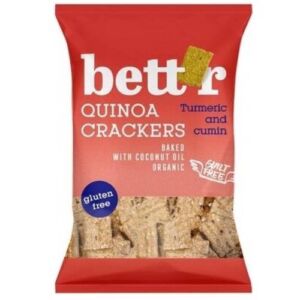 Crackers din quinoa cu turmeric fara gluten Bio