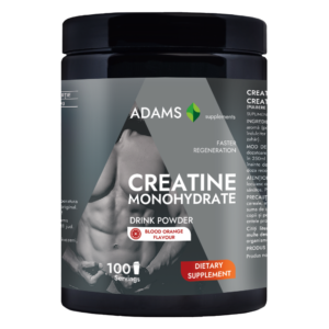 Creatina monohidrata cu aroma de portocala