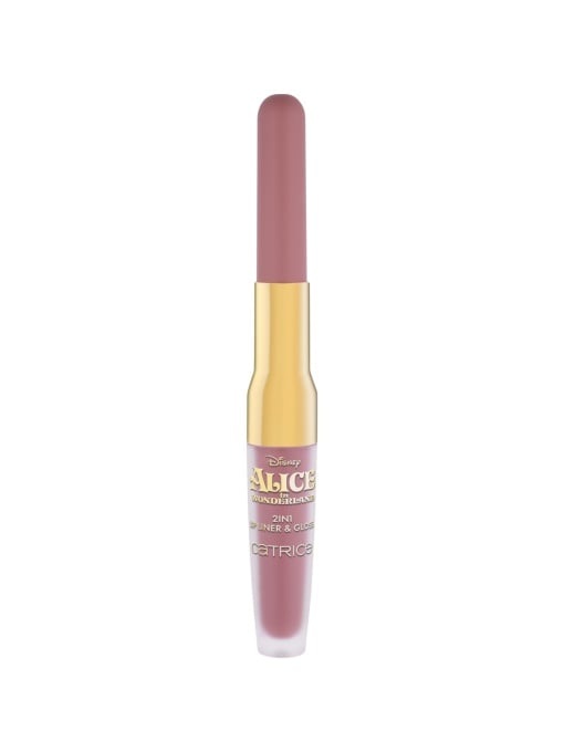 Creion si gloss de buze 2in1 Disney Alice in Wonderland C01 How Curious