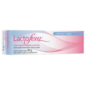 Crema Vaginala Hidranta cu Acid Lactic Lactofem