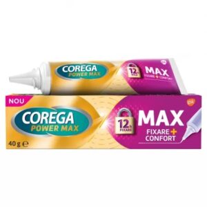 Crema adeziva pentru proteza dentara Corega Power Max Fixare + Confort