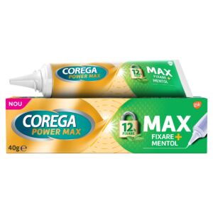Crema adeziva pentru proteza dentara Max Fixare + Mentol
