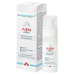 Crema adjuvanta in tratamentul tenului acneic AZN