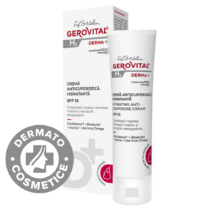 Crema anticuperozica hidratanta SPF10 Derma+