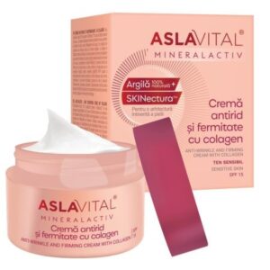 Crema antirid cu colagen pentru fermitate SPF 15 Mineralactiv