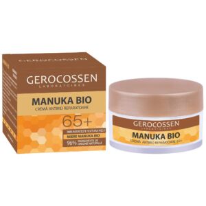 Crema antirid reparatoare cu miere Manuka Bio 65+