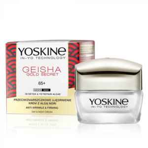 Crema antirid si fermitate de zi si noapte pentru ten 65+ Geisha Gold Secret
