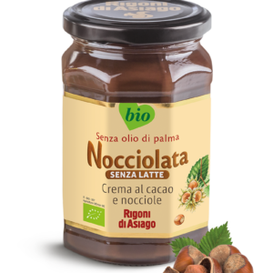 Crema bio cu cacao si alune de padure fara lapte Nocciolata