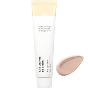 Crema coloranta pentru fata BB Cream 21 Light Beige Cica Clearing