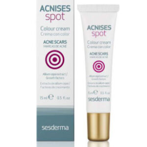 Crema colorata pentru cicatrici post-acneice Acnises Spot