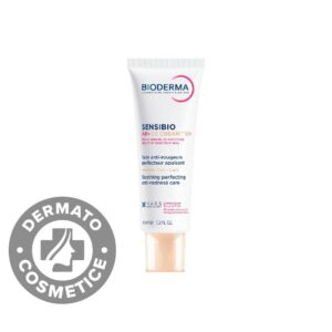 Crema corectoare cu protectie solara pentru piele reactiva cu roseata Sensibio AR+ CC Cream SPF 50+
