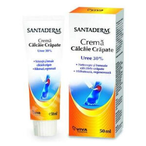 Crema cu 30% uree pentru calcaie crapate Santaderm