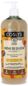 Crema de dus bio relaxanta cu Castane si Caramel