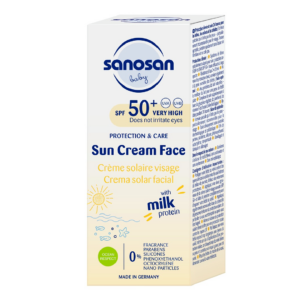 Crema de fata pentru copii cu protectie solara SPF50+