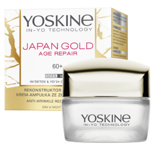 Crema de fata reparatoare antirid de zi si de noapte Japan Gold 60+