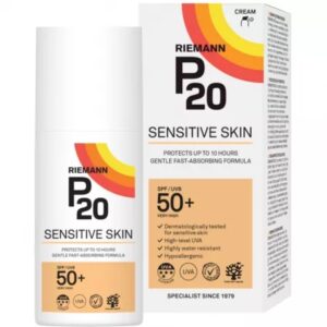 Crema de fata si corp cu factor de protectie SPF 50+ Sensitive P20
