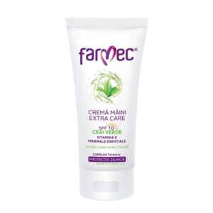 Crema de maini cu SPF10 si ceai verde Extra Care