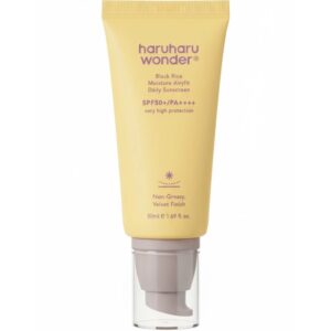 Cremă de protecție solară SPF 50+ Haruharu Wonder Black Rice Moisture Airyfit