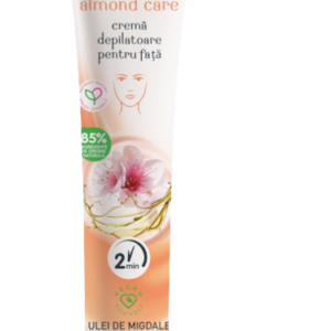 Crema depilatoare pentru fata cu ulei de migdale Almond Care