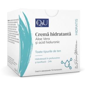 Crema hidratanta cu aloe vera si acid hialuronic Hidratis Q4U