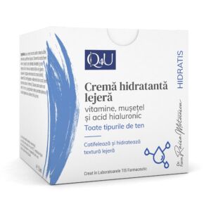 Crema hidratanta cu vitamine musetel si acid hialuronic Hidratis Q4U