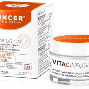 Crema hidratanta de zi cu acid hialuronic Vitamina C Infusion