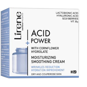 Crema hidratanta netezitoare zi/noapte piele uscata si cuperozica Acid Power