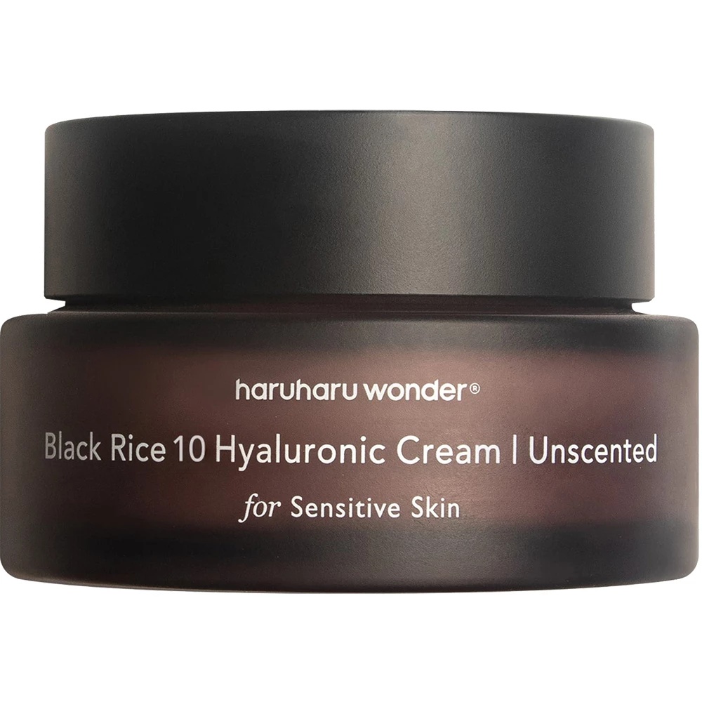 Cremă hidratantă pentru piele sensibilă cu 10 tipuri de acid hialuronic Haruharu Wonder Black Rice