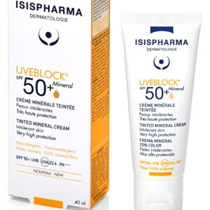 Crema nuantatoare cu protectie solara Tinted Mineral SPF50+ UVEBLOCK