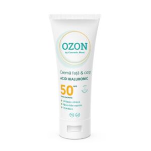 Crema pentru fata si corp cu acid hialuronic SPF 50