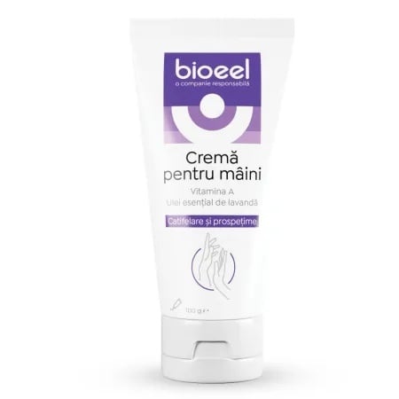 Crema pentru maini cu vitamina A si ulei de lavanda 100 g