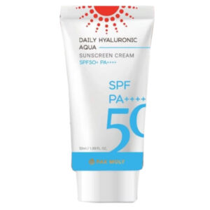 Crema pentru protectie solara cu acid hialuronic SPF50+