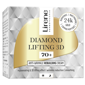 Crema reconstructie anti-rid 70+ pentru zi si noapte Diamond Lifting 3D