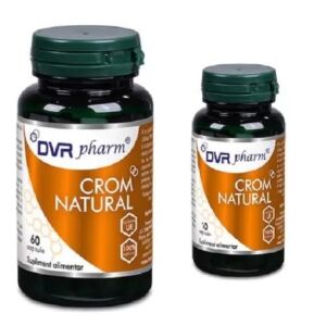 Crom Natural Pachet 60 capsule + 30 capsule DVR Pharm