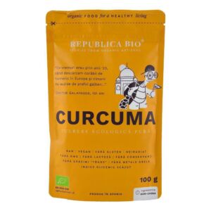 Curcuma pulbere ecologica pura