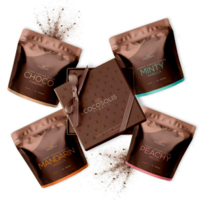 Cutie cu 4 scruburi Luxury Coffee Scrub Box