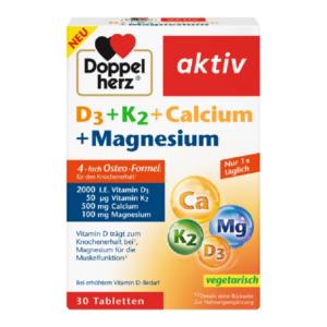 D3 + K2 + Calciu + Magneziu Aktiv