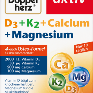 D3 + K2 + Calciu + Magneziu Aktiv