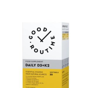 Daily Vitamina D3 2000UI + K2 75mcg Good Routine