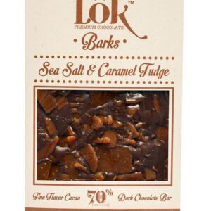 Dark Chocolate 70% cacao cu caramel si sare marina